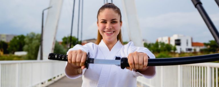 Technieken voor het hanteren Katana